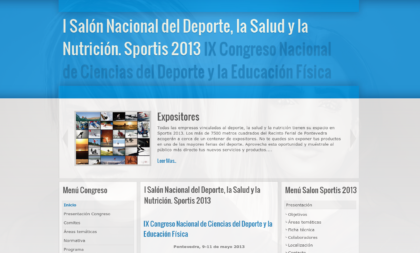 Web del Evento – Congreso Deporte