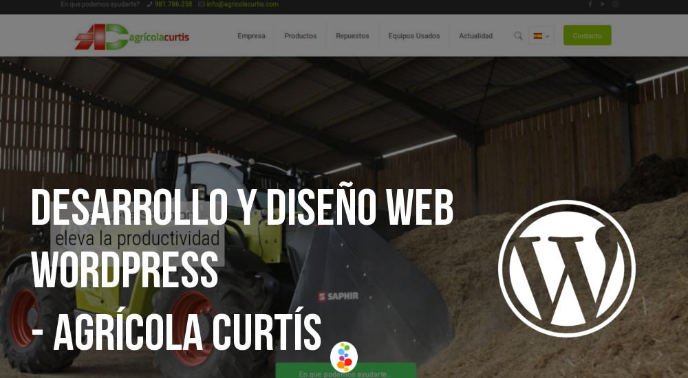 Desarrollo y Diseño Web Wordpress - Agrícola Curtís Openinova