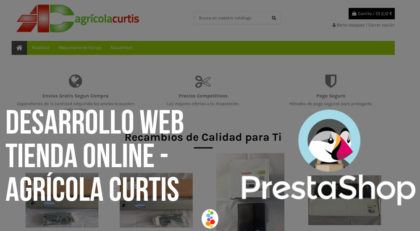 Desarrollo Web Tienda Online – Agrícola Curtis