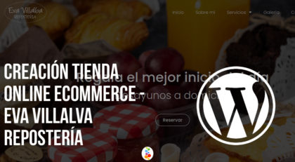 Creación Tienda Online Ecommerce – Eva Villalva Repostería